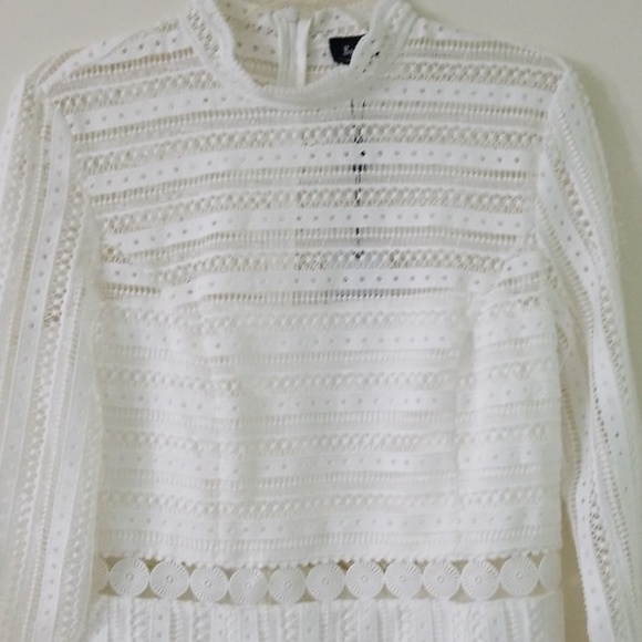 Bardot long sleeve ivory dress NWT - Picture 4 of 12